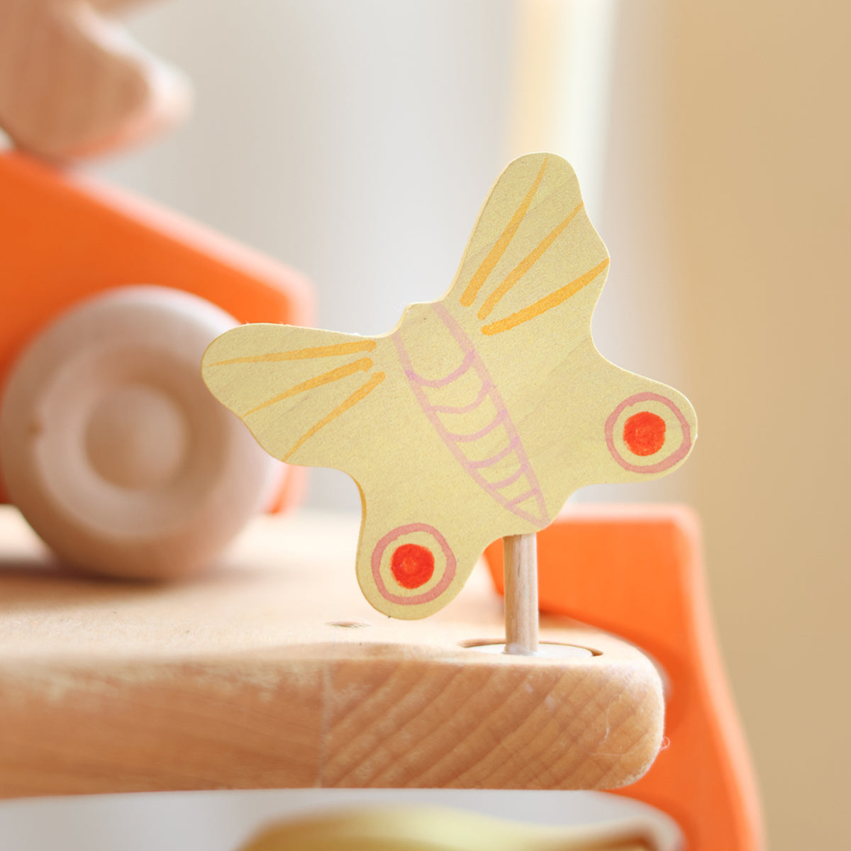 Decorative Figure yellow Butterfly