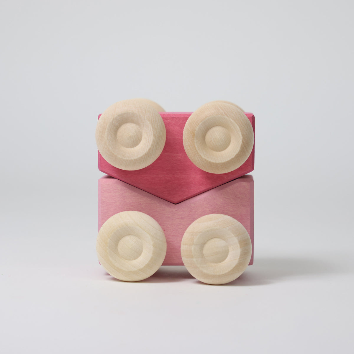 Stapel-Autos Rosa