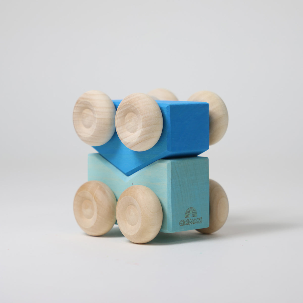 Stapel-Autos Blau