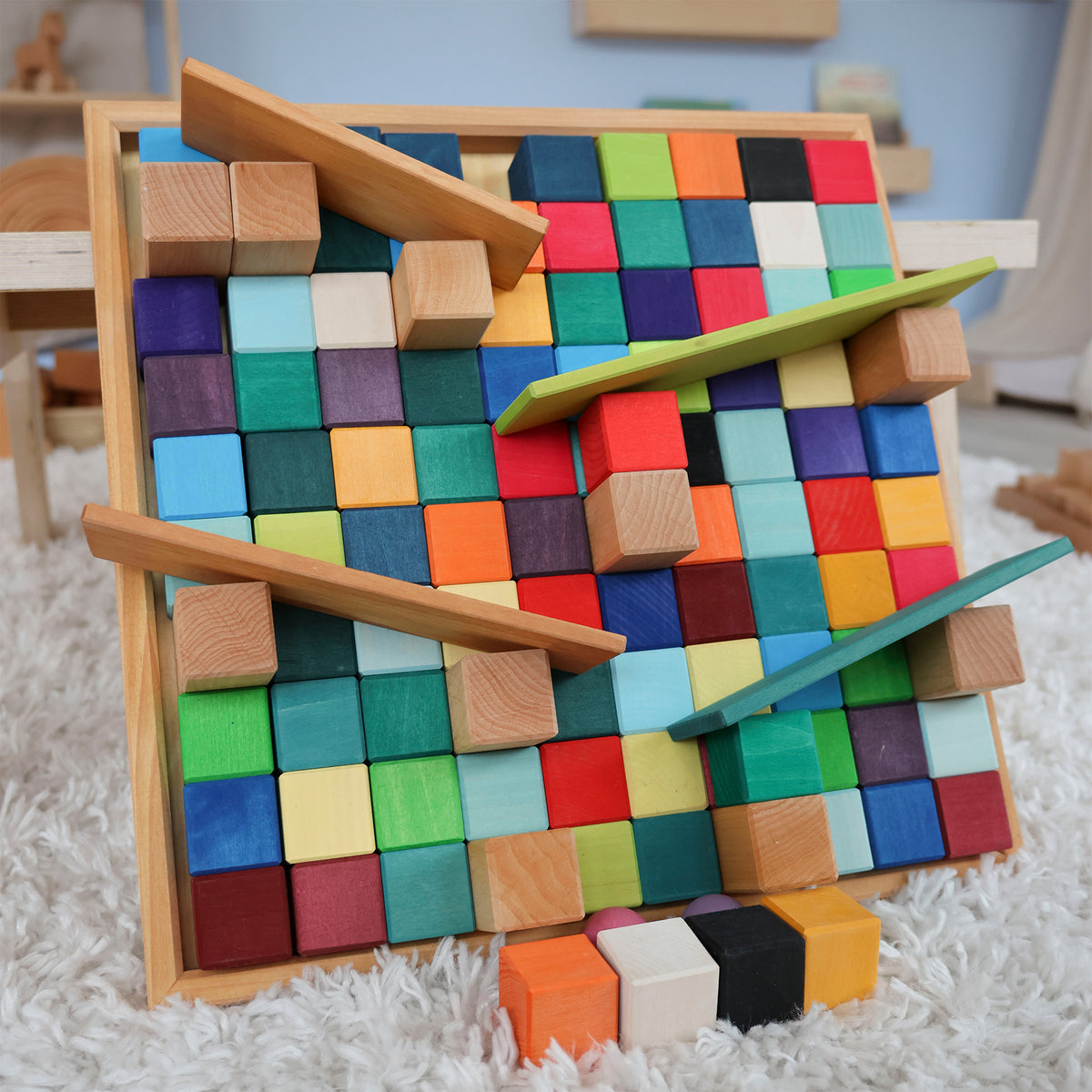 Regenbogen Bauplatten