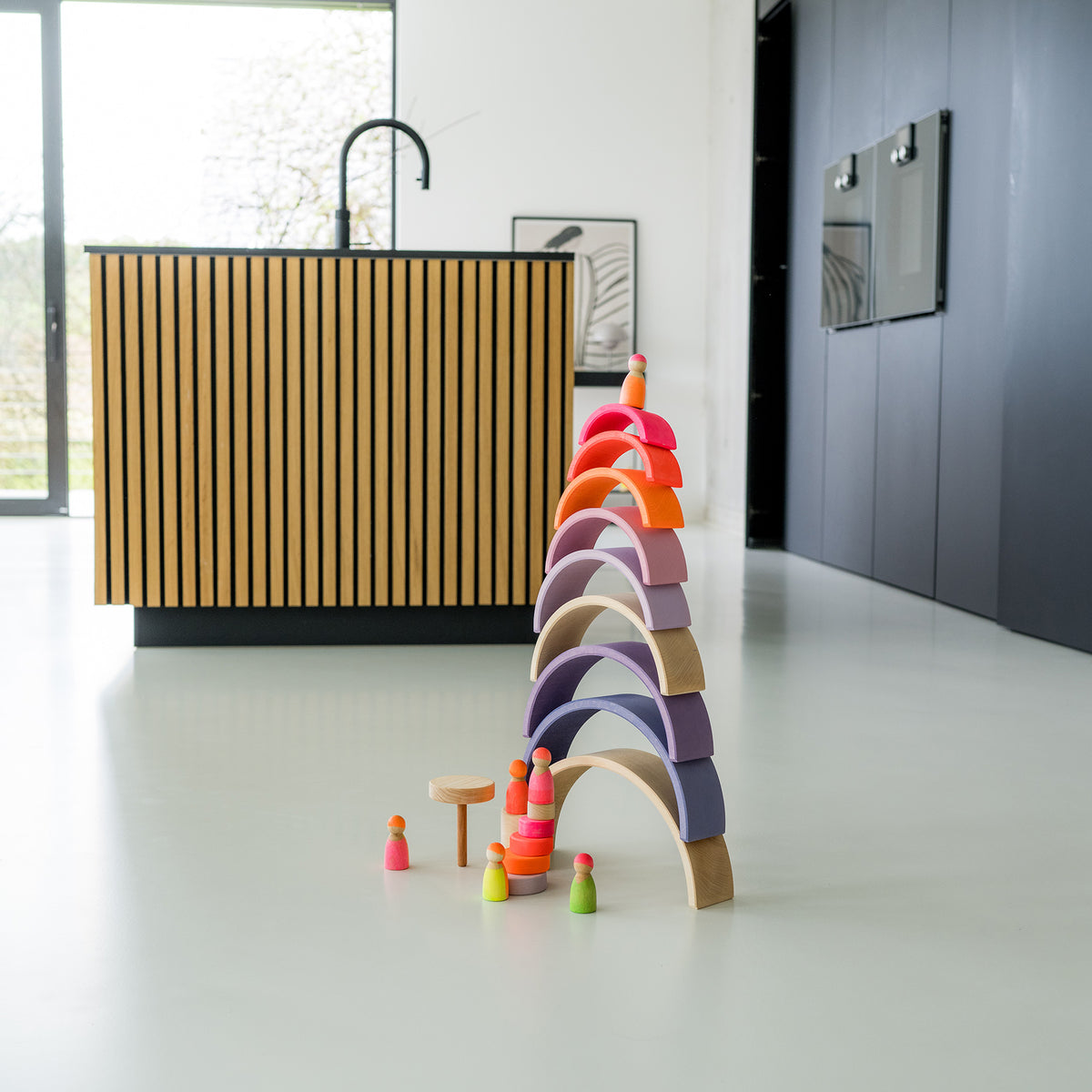 Regenbogen Neonpink