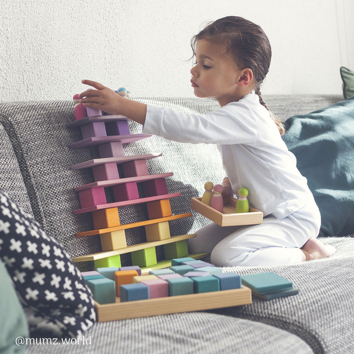 Bauplatten Pastell