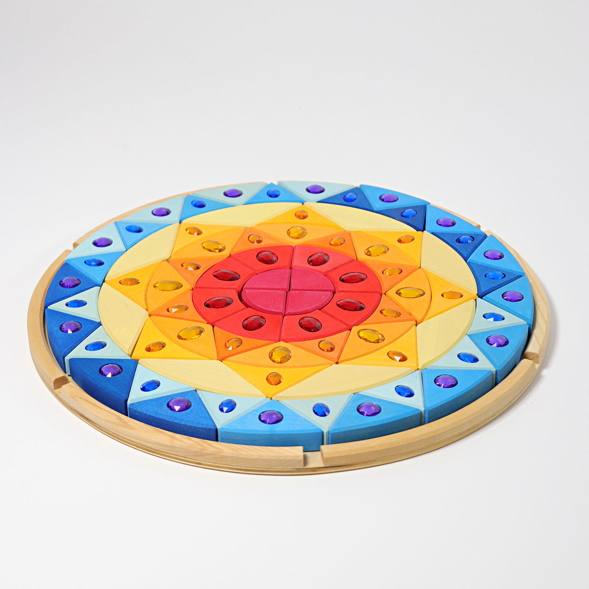 Glitzermandala Sonne