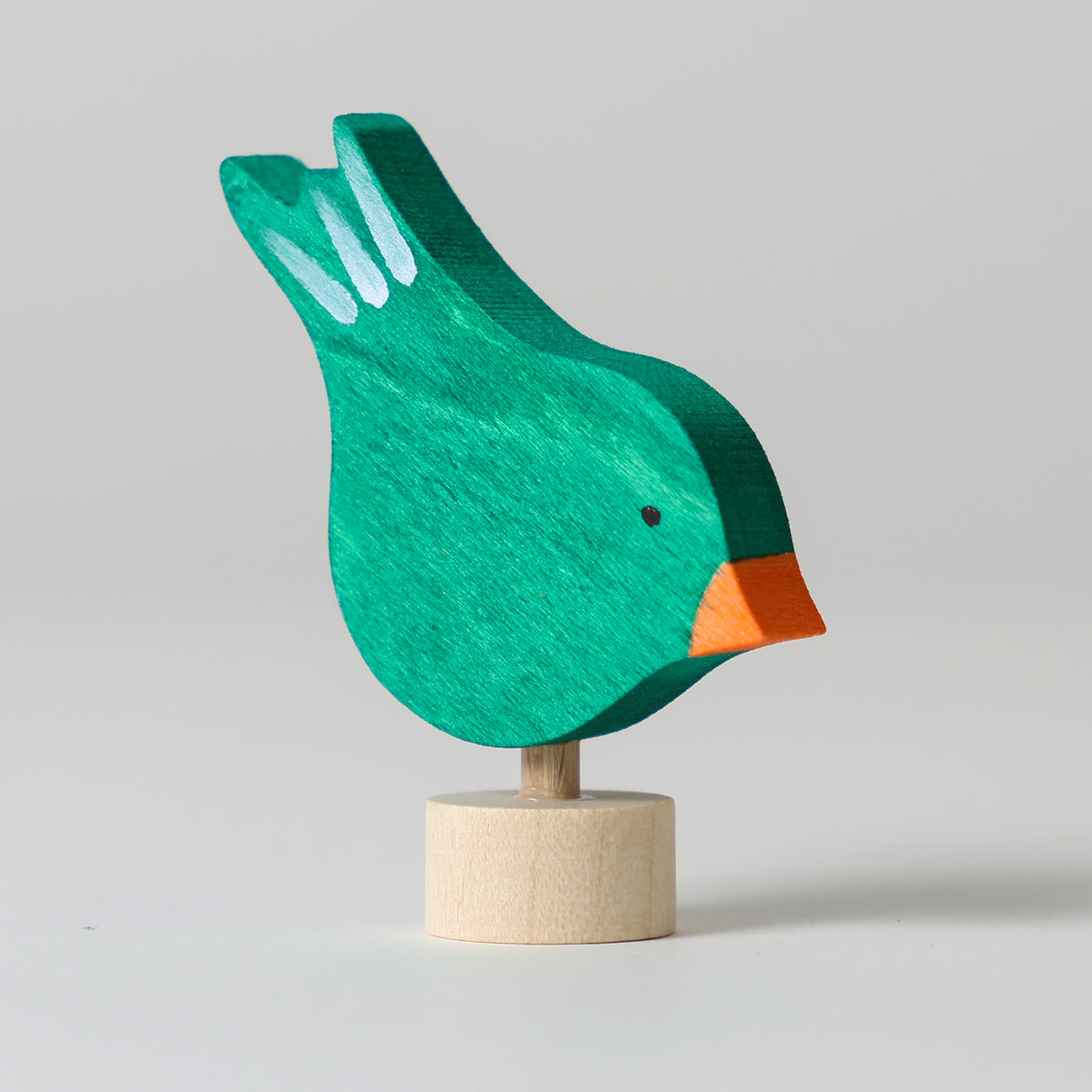 Steckfigur pickender Vogel