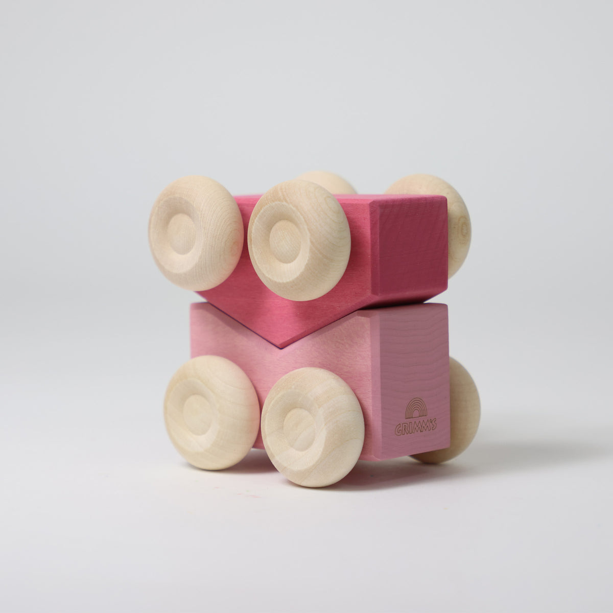 Stapel-Autos Rosa