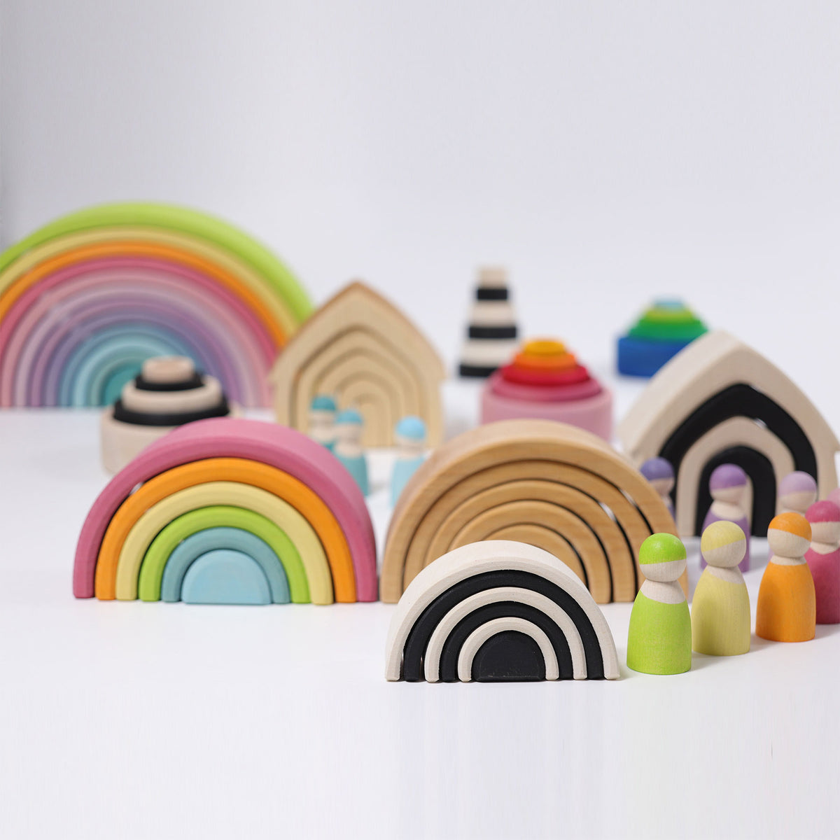 Regenbogen Pastell